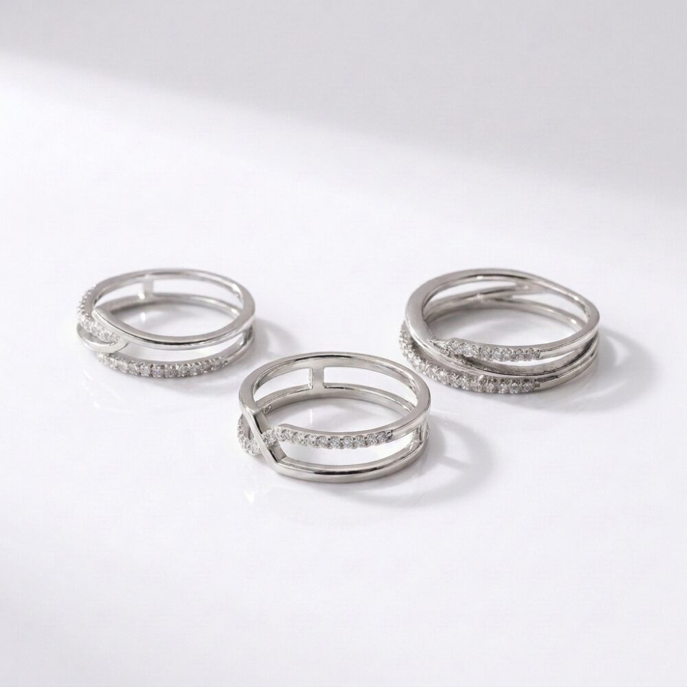 ANILLO BRONCE C/MICROPAVE X UND ART BZAN673 IAO