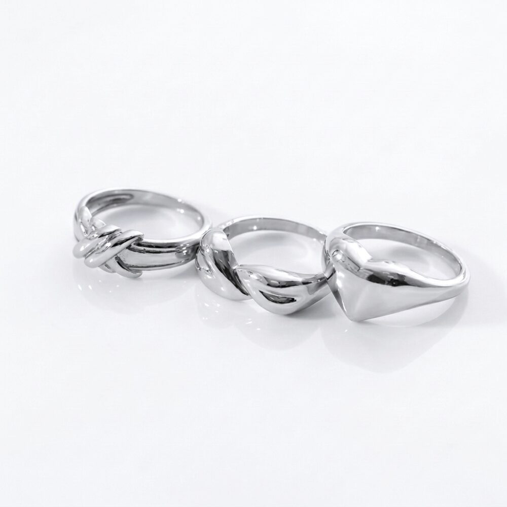 ANILLO BRONCE BCO FORMAS X UND ART AN643P IAO