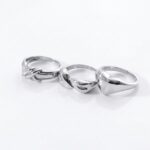 ANILLO BRONCE BCO FORMAS X UND ART AN643P IAO
