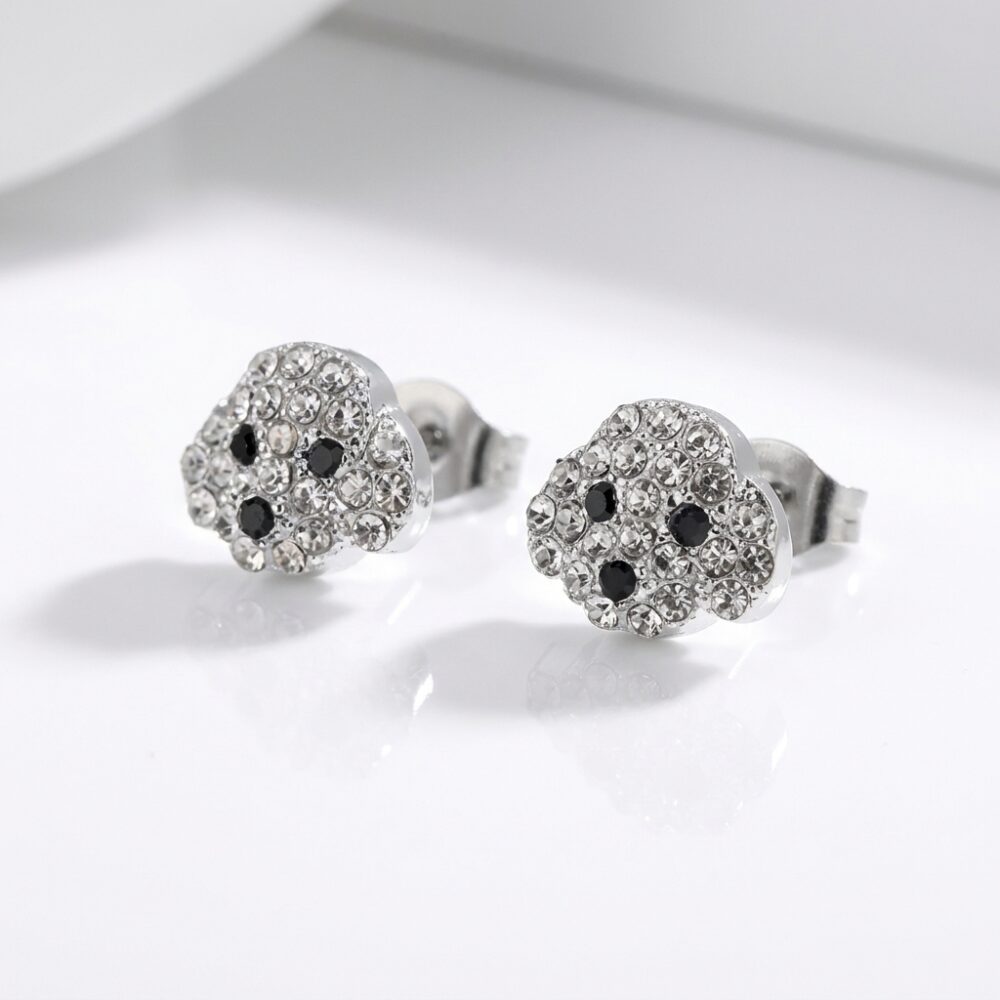 ARO PASANTE ACERO PERRITO C/STRASS X UND ART AR1639 IAO