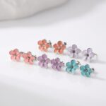 ARO PASANTE ACERO C/FLOR ESMALTADA X BLISTER ART AR1597 IAO