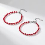 PULSERA C/TERMINACION ACERO BCO Y ESFERAS APUHILO279 IAO