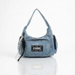 CARTERA DENIM INDIGO DISEÑO FLORAL C70 IAO