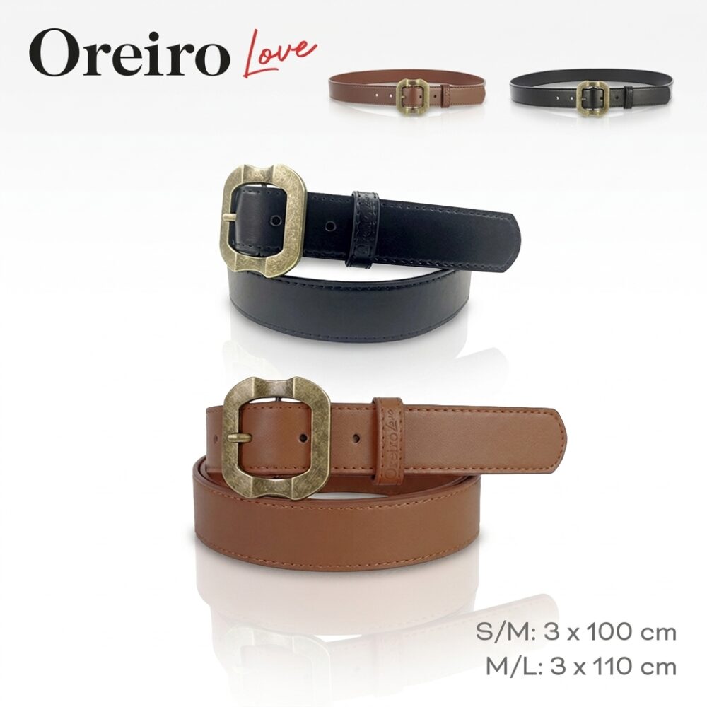 CINTURON OREIRO LOVE NEGRO/ SUELA ART 55275 IAO