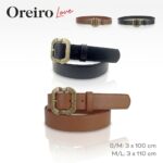 CINTURON OREIRO LOVE NEGRO/ SUELA ART 55275 IAO