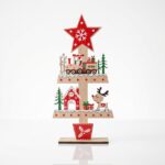 ADORNO NAVIDEÑO DE MADERA ARBOL C/ESTRELLA ART 251117 IAO
