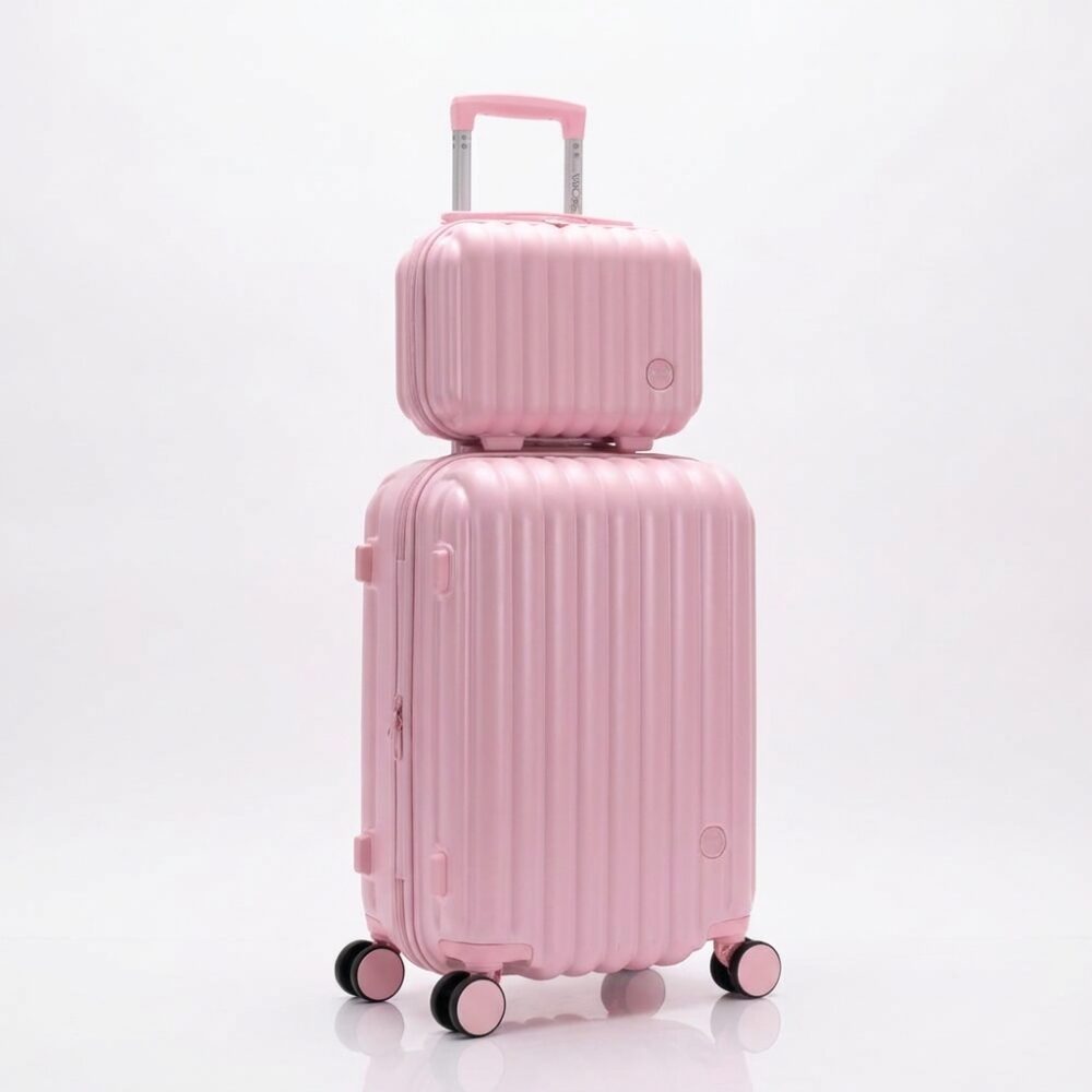 SET VALIJAS SKORA BS AS ROSA 20" Y BEAUTY CASE ART 41463 IAO
