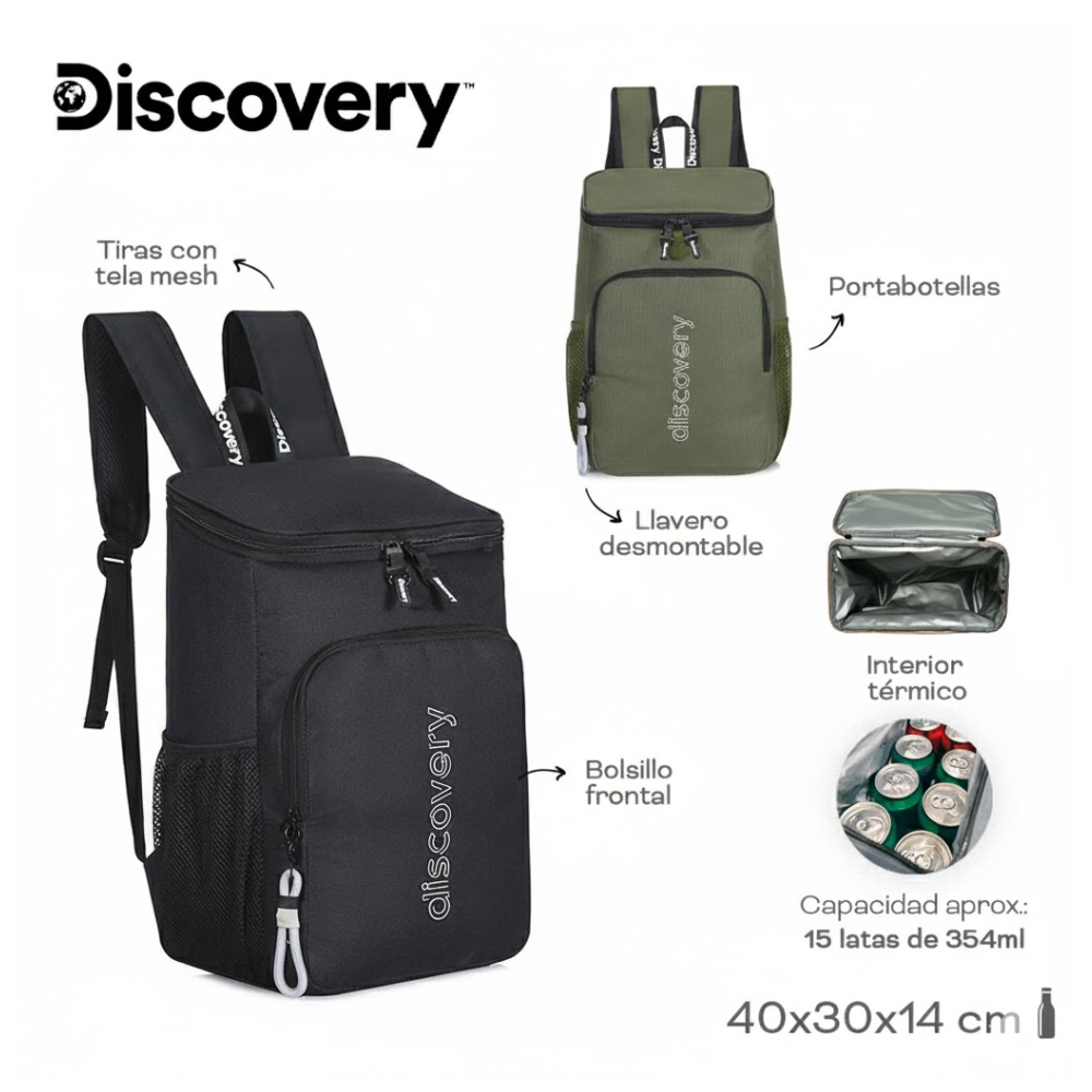 MOCHILA COOLER DISCOVERY T2 ART 17486 IAO