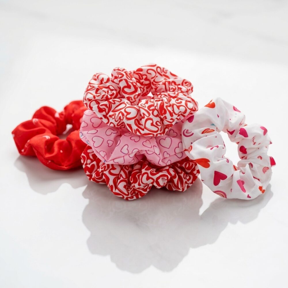 SCRUNCHIES CORAZONES & CUTE XUNI ART U41009 IAO