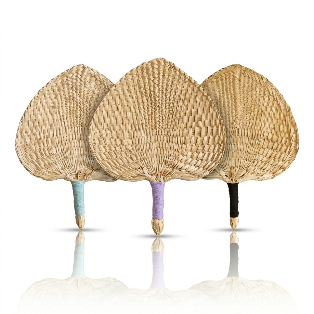 ABANICO RAFIA NATURAL ART A37034 IAO