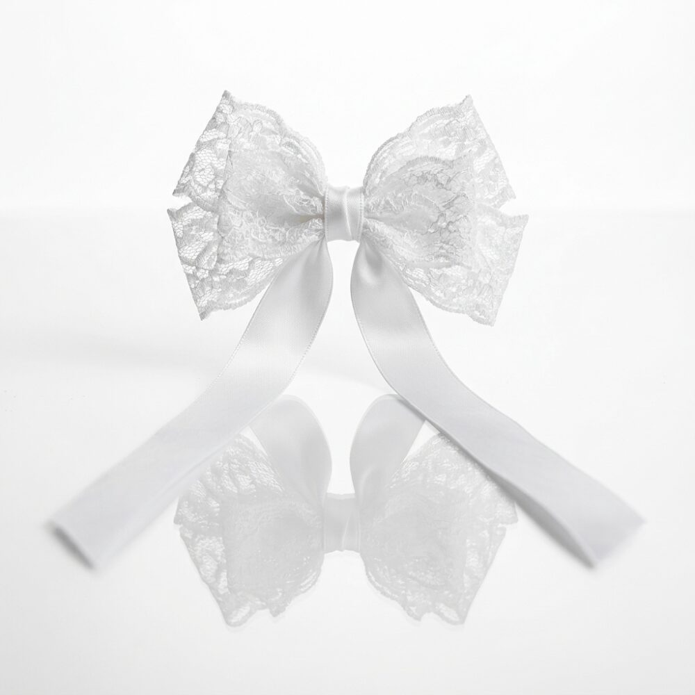 HEBILLAS ENCAJE BLANCO ART B44025 IAO