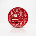 PLATO CERAMICA PAPA NOEL 20,5X2,5CM NS441742 NAVI IAO