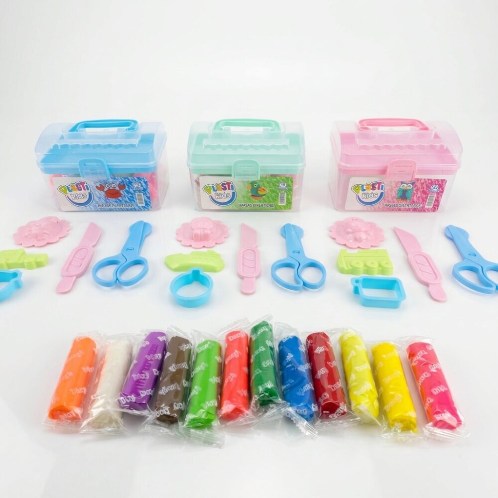 MASAS PARA MODELAR VALIJA C/ACCESORIOS ART 42117 JAO